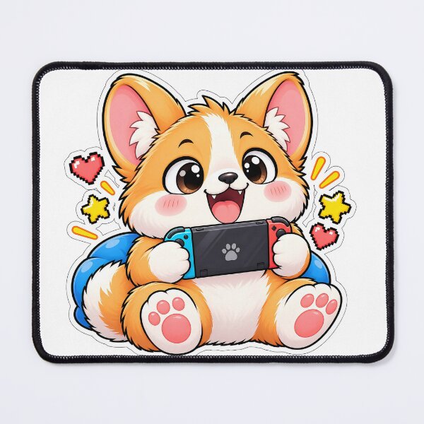 Item preview, Cute Orange Cat Gamer designed and sold by Barkybond.