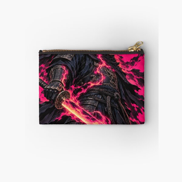 Item preview, Horned Samurai with Flaming Katana and Orange Eclipse designed and sold by MouradStudio.