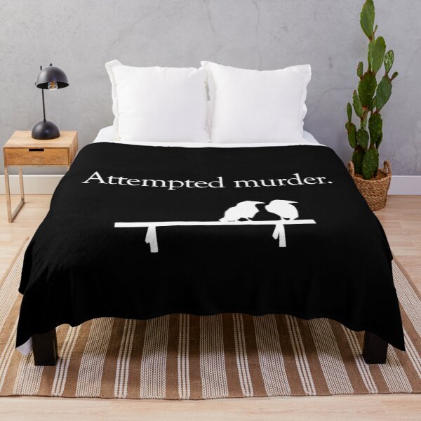 Item preview, ARTS Attempted Murder (White design) For Men Women designed and sold by AmandaNeeco.