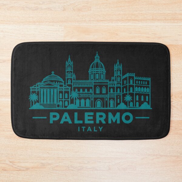 Item preview, Palermo Sicily Italy Line Art Skyline Poster designed and sold by CMYKStudio.