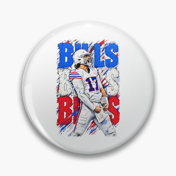 Item preview, Josh Allen Inspired Buffalo Bills Quarterback Yelling Grunge Graphic designed and sold by YAWO-PAE.