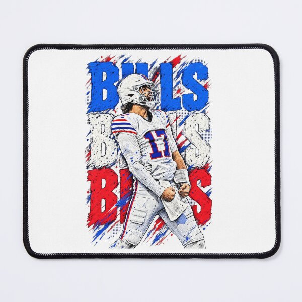 Item preview, Josh Allen Inspired Buffalo Bills Quarterback Yelling Grunge Graphic designed and sold by YAWO-PAE.