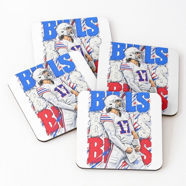 Item preview, Josh Allen Inspired Buffalo Bills Quarterback Yelling Grunge Graphic designed and sold by YAWO-PAE.