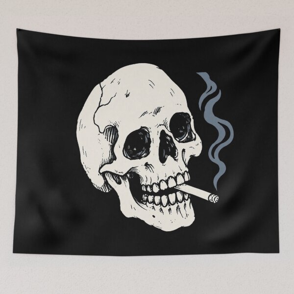 Item preview, Smoking Skull Goth designed and sold by cjanie93jo.