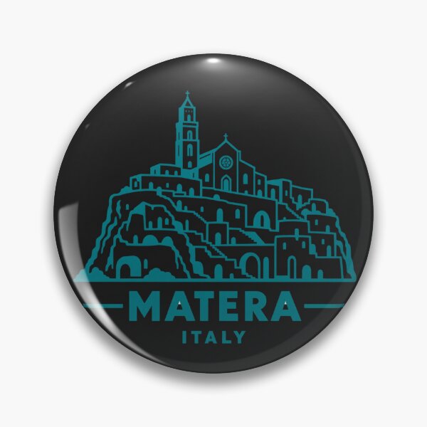 Item preview, Matera Italy Line Art Landmark Poster designed and sold by CMYKStudio.