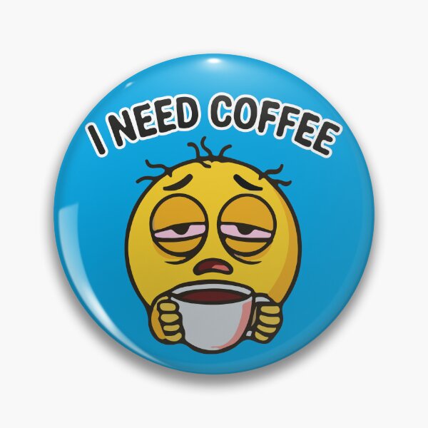 Item preview, Emote Emoji I Need Coffee I Need Coffee designed and sold by Innovartxt.