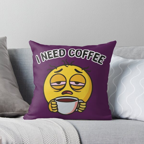 Item preview, Emote Emoji I Need Coffee I Need Coffee designed and sold by Innovartxt.
