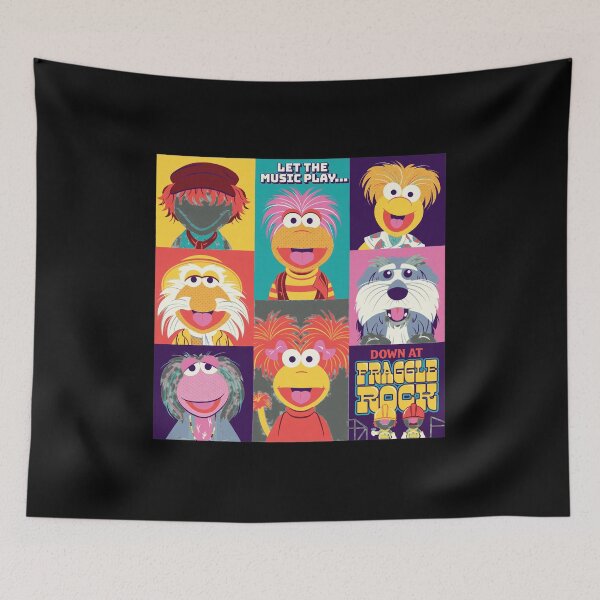 Item preview, Fraggle Rock Retro Grid Character Art designed and sold by Trinitylandaffg.