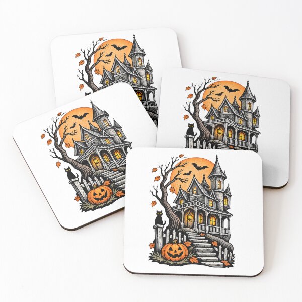 Item preview, Halloween Haunted House 1A designed and sold by CrumbBumStudio.