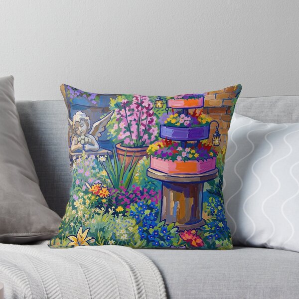 Item preview, Flower Tower in the Garden designed and sold by RiverDeeDesigns.