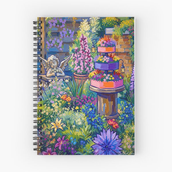 Item preview, Flower Tower in the Garden designed and sold by RiverDeeDesigns.