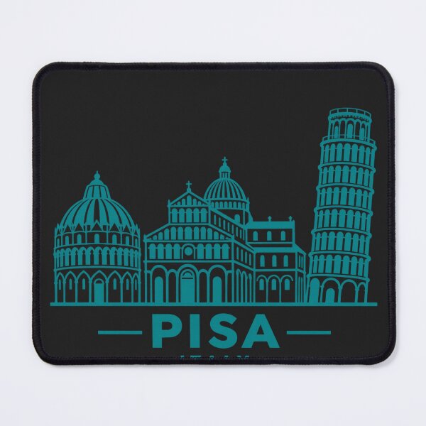 Item preview, Pisa Italy Line Art Landmark Poster designed and sold by CMYKStudio.