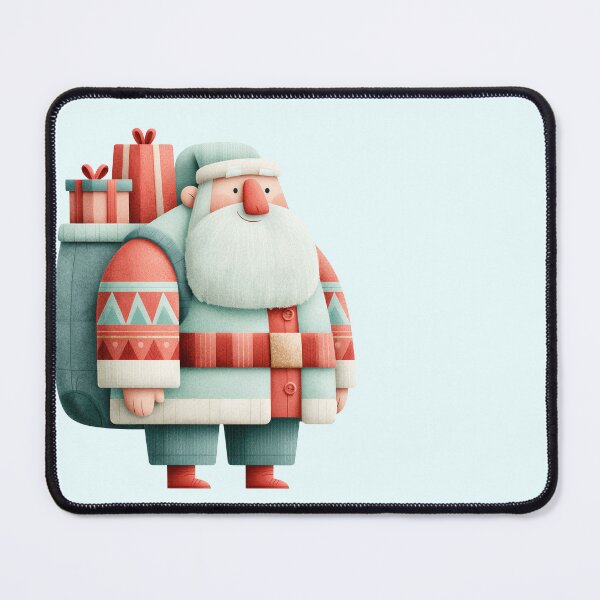 Item preview, Modern Cozy 3D Santa Claus Christmas Illustration designed and sold by colorful-white.