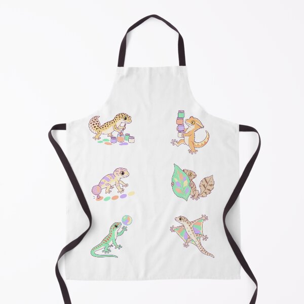 Item preview, Artistic Geckos – Pastel Paint & Playful Reptiles designed and sold by Zoolumi.
