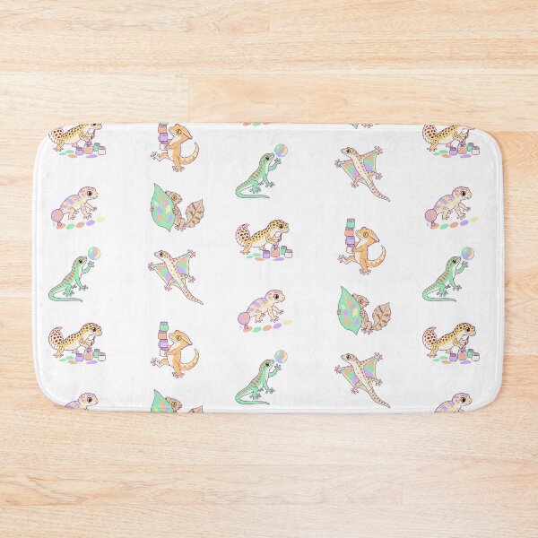 Item preview, Artistic Geckos – Pastel Paint & Playful Reptiles designed and sold by Zoolumi.