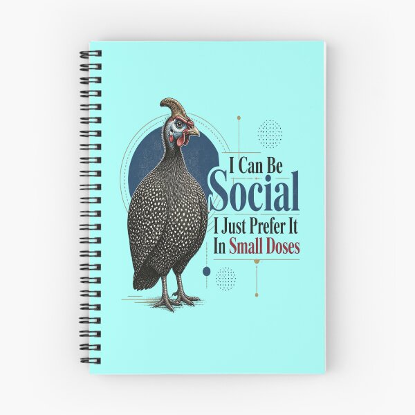 Item preview, Helmeted Guineafowl - I Can Be Social I Just Prefer Small Doses designed and sold by Max Store.