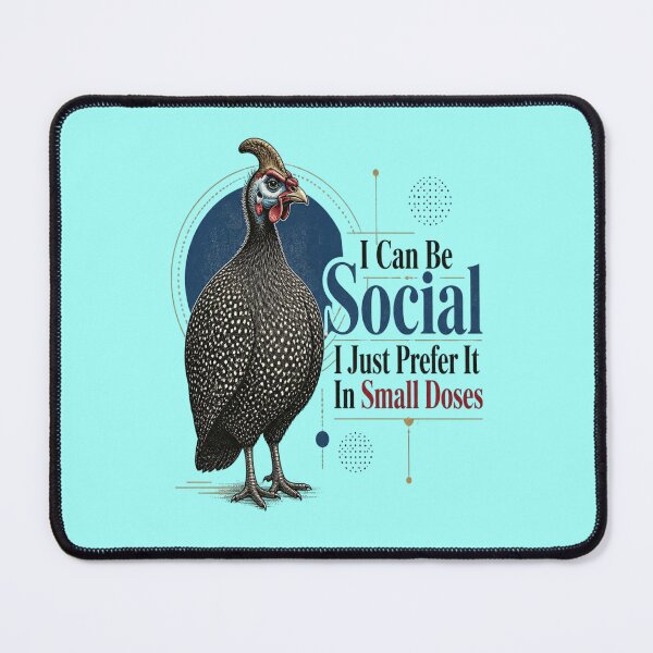 Item preview, Helmeted Guineafowl - I Can Be Social I Just Prefer Small Doses designed and sold by Max Store.