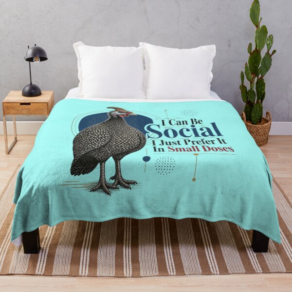 Item preview, Helmeted Guineafowl - I Can Be Social I Just Prefer Small Doses designed and sold by Max Store.
