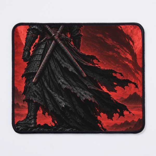 Item preview, Horned Samurai Before Red Moon and Spectral Face designed and sold by MouradStudio.
