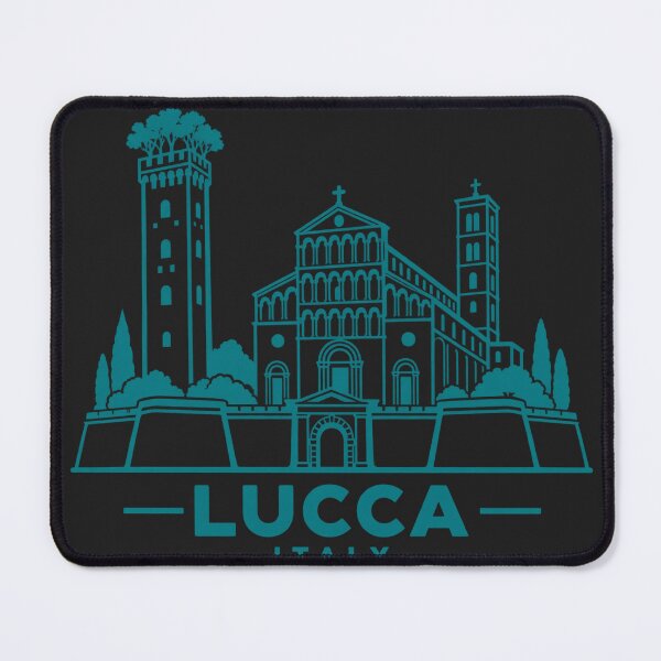 Item preview, Lucca Italy Line Art Landmark Poster designed and sold by CMYKStudio.