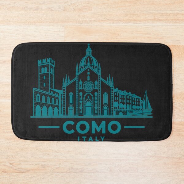 Item preview, Como Italy Line Art Lake Poster designed and sold by CMYKStudio.