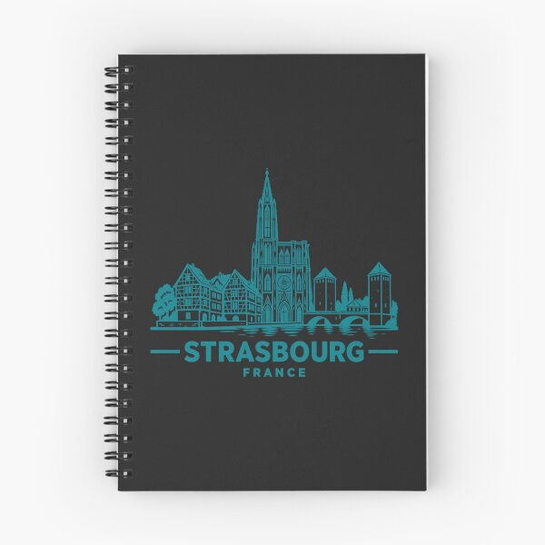 Item preview, Strasbourg France Line Art Landmark Poster designed and sold by CMYKStudio.