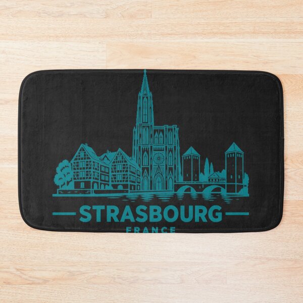 Item preview, Strasbourg France Line Art Landmark Poster designed and sold by CMYKStudio.