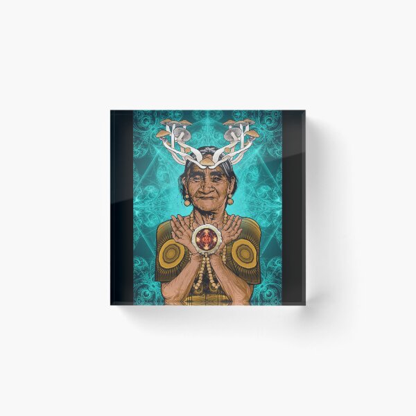 Item preview, Wise Woman Mushroom Headdress Art designed and sold by Trinitylandaffg.