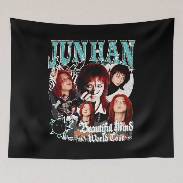 Item preview, JUN HAN Beautiful Mind World Tour Retro Merch designed and sold by JustinT3464764.