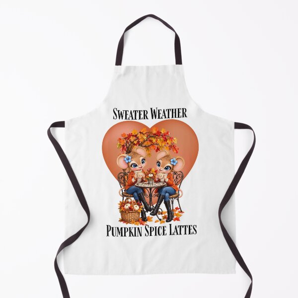 Item preview, Sweater Weather Pumpkin Spice Lattes Cute Autumn Mice designed and sold by Stone and Sage Prints.