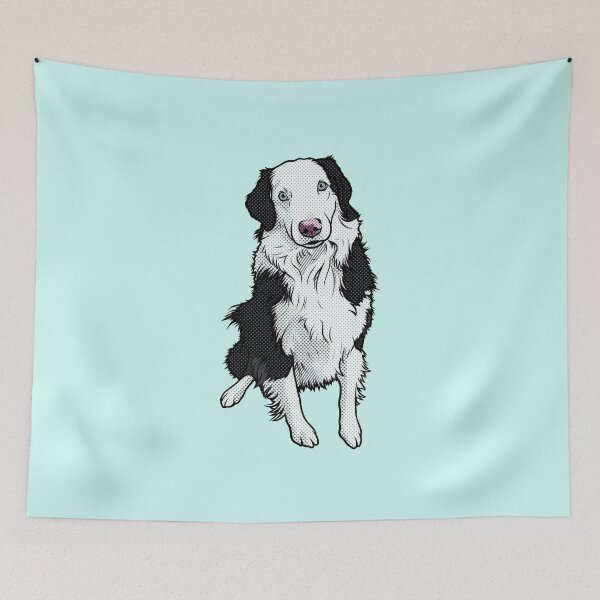 Item preview, Retro Pop Art Australian Shepherd Dog Graphic designed and sold by Terry Bain.