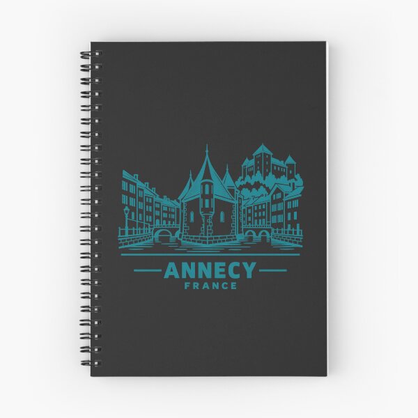 Item preview, Annecy France Line Art Lake Poster designed and sold by CMYKStudio.