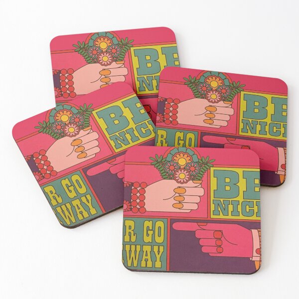 Item preview, Be Nice or Go Away designed and sold by Offset Vinyl Film.