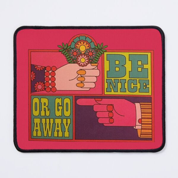 Item preview, Be Nice or Go Away designed and sold by Offset Vinyl Film.