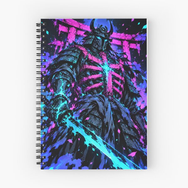 Item preview, Cyan Blade Samurai Before a Magenta Torii designed and sold by MouradStudio.