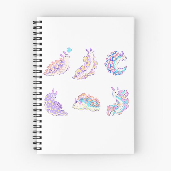 Item preview, Pastel Sea Slugs – Whimsical Nudibranchs with Stars & Mushrooms designed and sold by Zoolumi.
