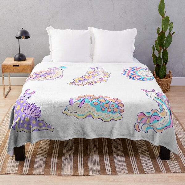 Item preview, Pastel Sea Slugs – Whimsical Nudibranchs with Stars & Mushrooms designed and sold by Zoolumi.