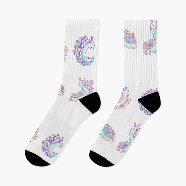 Item preview, Pastel Sea Slugs – Whimsical Nudibranchs with Stars & Mushrooms designed and sold by Zoolumi.