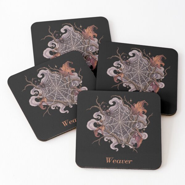 Item preview, Weaver Spider Web Autumn Gothic Art designed and sold by mycute-stickers.