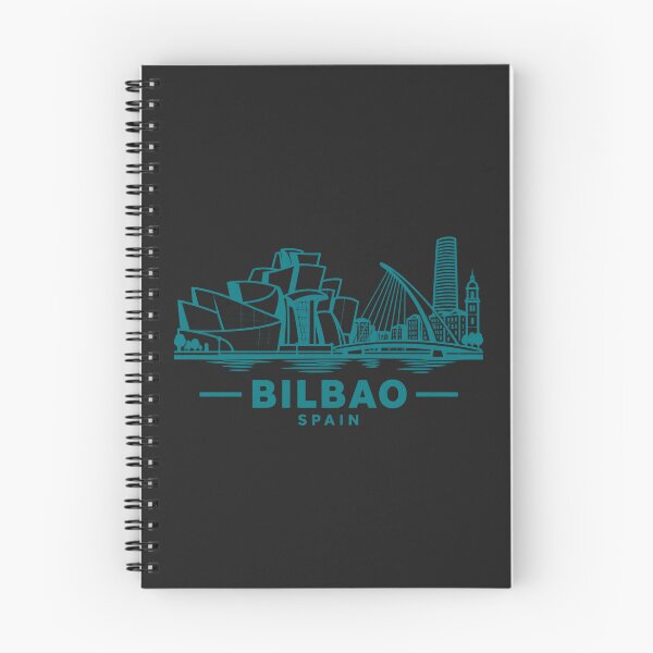 Item preview, Bilbao Spain Line Art Skyline Poster designed and sold by CMYKStudio.