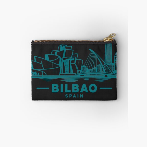 Artikelvorschau, Bilbao Spanien Linienkunst-Skyline-Poster entworfen und verkauft von CMYKStudio.
