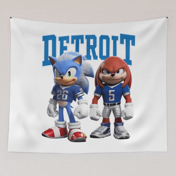 Item preview, Detroit Lions Sonic And Knuckles  designed and sold by aelouartassi.