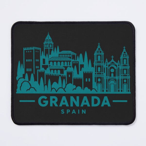 Item preview, Granada Spain Line Art Landmark Poster designed and sold by CMYKStudio.