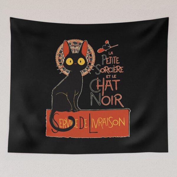 Item preview, Magical Cat Delivery Service Retro Anime  designed and sold by ErinAle6339274.