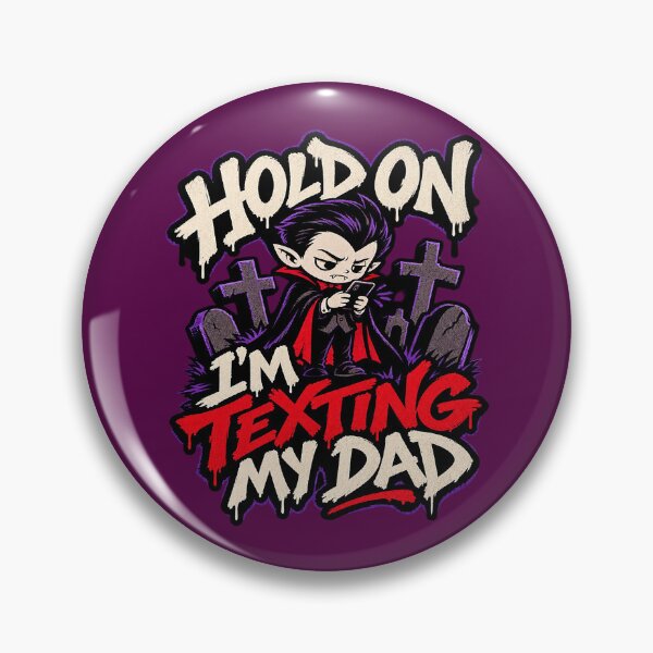 Item preview, Hold On I’m Texting My Dad Horror Humor. designed and sold by Endless7Art.