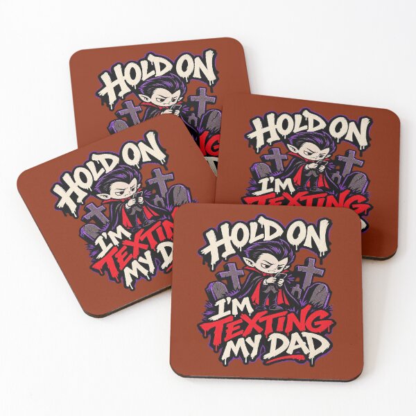 Item preview, Hold On I’m Texting My Dad Horror Humor. designed and sold by Endless7Art.