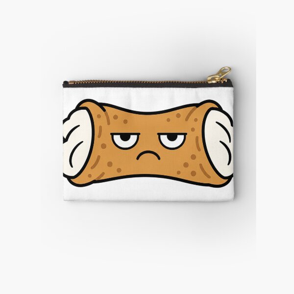 Item preview, Grumpy Cannoli – Funny Unimpressed Dessert Character designed and sold by Bitchy Little Things.