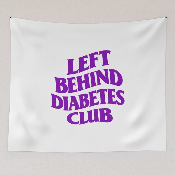 Item preview, Left Behind Diabetes Club (small left pocket) designed and sold by elg56511.