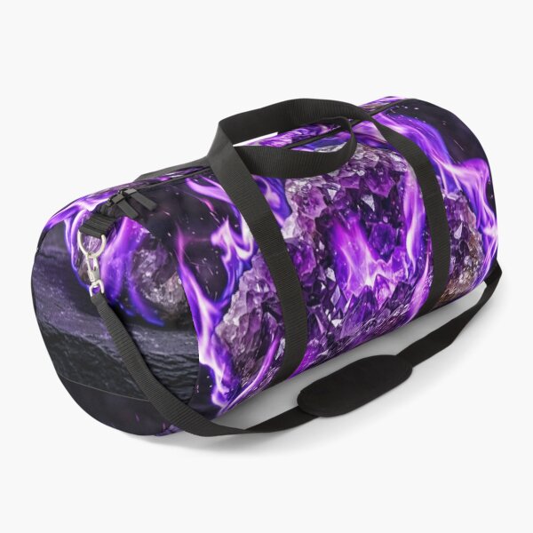 Item preview, Amethyst Crystal Burning with Violet Flames designed and sold by Solomon-Ent-144.