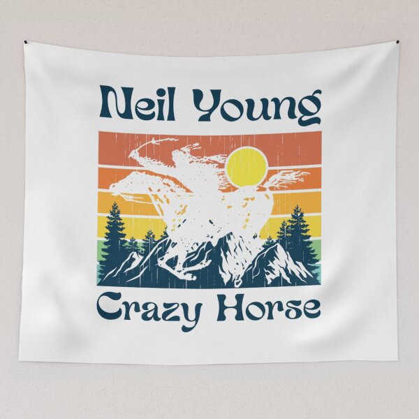 Item preview, vintage crazy horse neil designed and sold by ChristopherB44.
